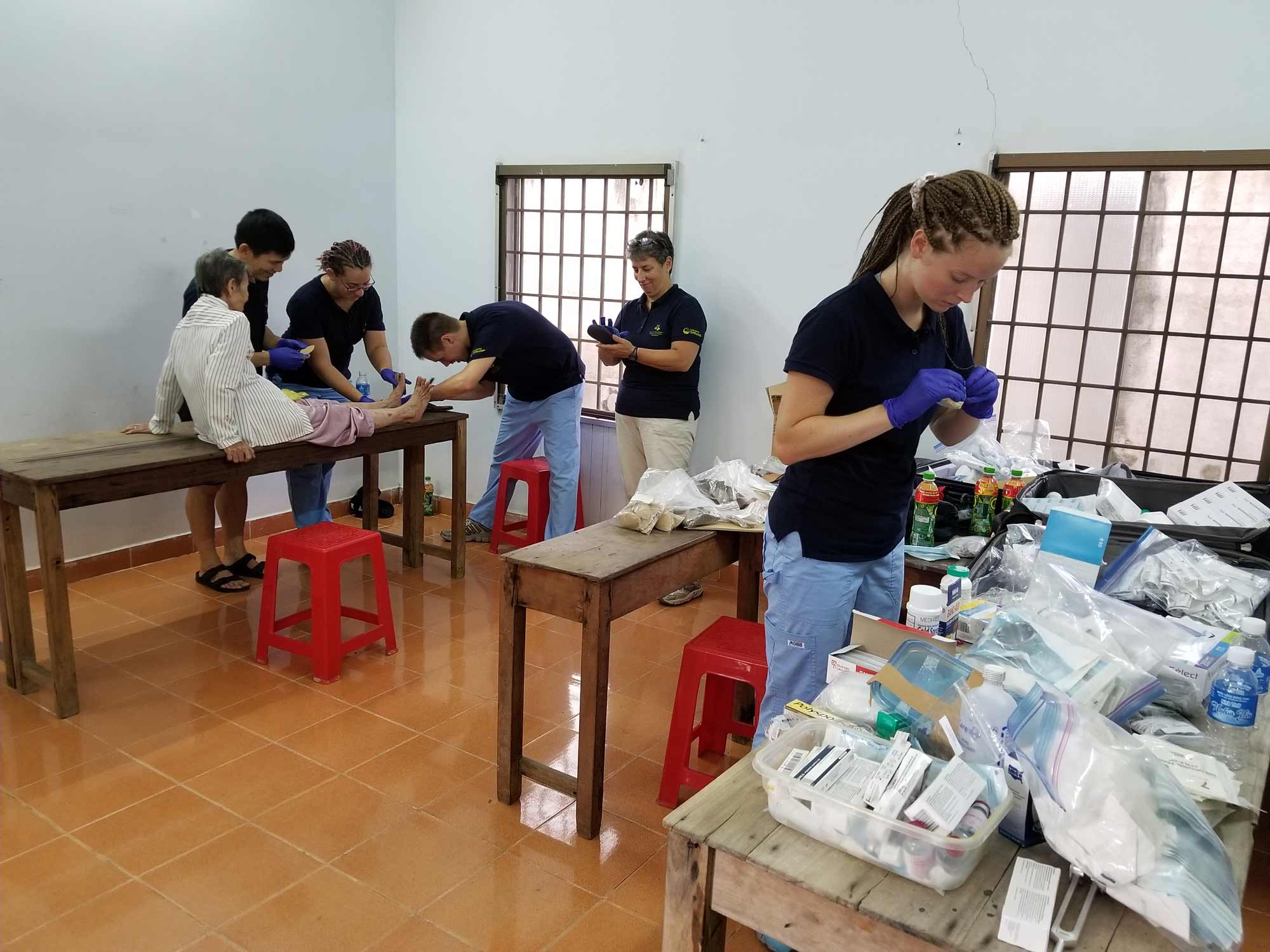 Mission au Vietnam (2018) - Association des podiatres sans frontières